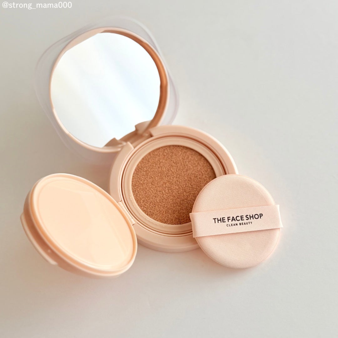 インクラスティングクッションファンデーション/THE FACE SHOP/クッションファンデーションを使ったクチコミ(3枚目)