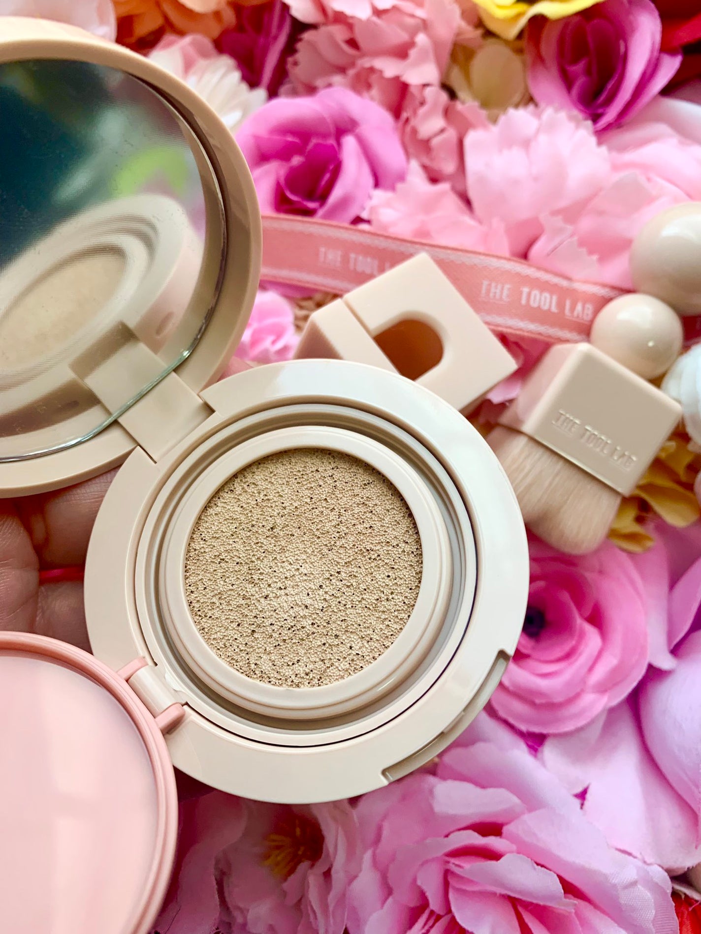 ロングラスティングテンションパフ/THE TOOL LAB/その他ファンデーションを使ったクチコミ(7枚目)