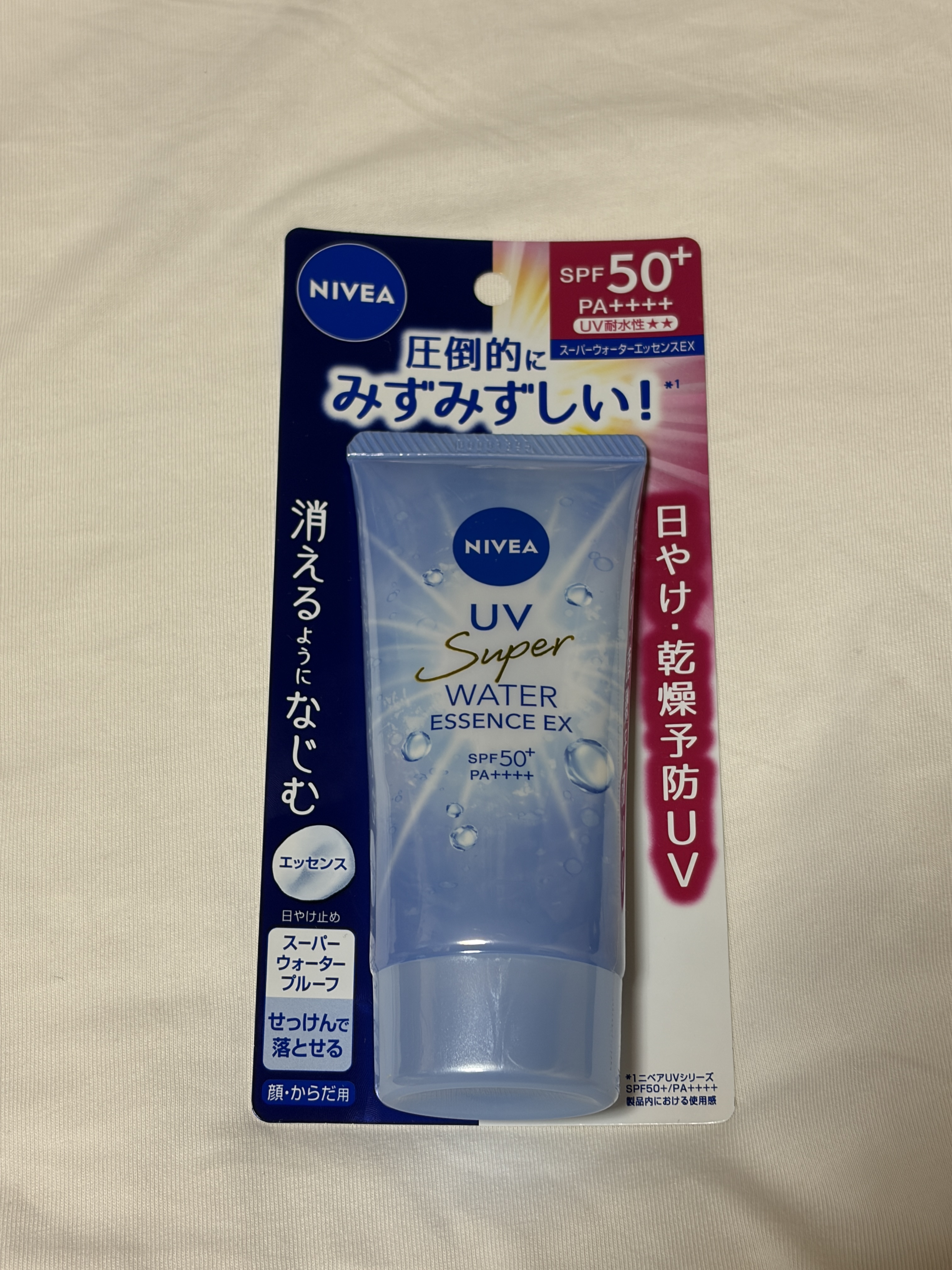 ニベアUV ウォーターエッセンスEX/ニベア/日焼け止めジェルを使ったクチコミ（1枚目）