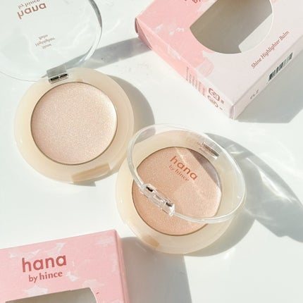 シャインハイライターバーム/hana by hince/クリームハイライトを使ったクチコミ(4枚目)