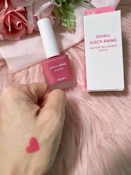 アピュー ジューシーパン ウォーターブラッシャー PK02 ラズベリーウォーター/A’pieu/リキッドチークの画像