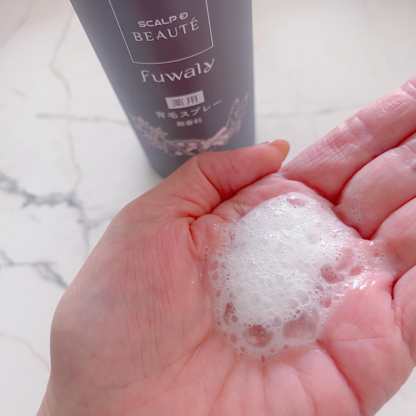 スカルプD ボーテ　フワリー　薬用育毛スプレー/アンファー(スカルプD)/頭皮ローションを使ったクチコミ（3枚目）