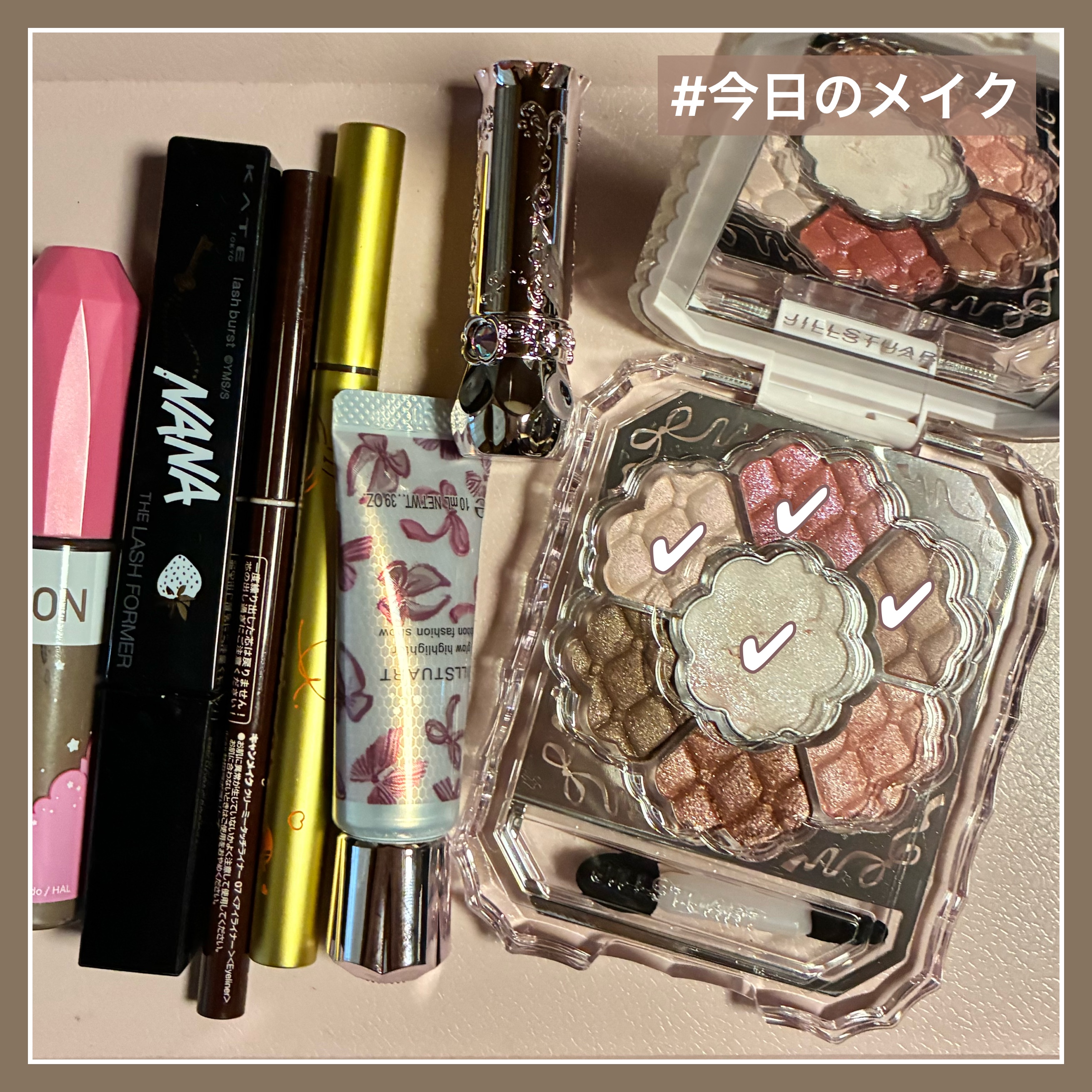 ヘビーローテーション カラーリングアイブロウEX 08 アッシュグレー（星のカービィ）/ヘビーローテーション/眉マスカラを使ったクチコミ（1枚目）