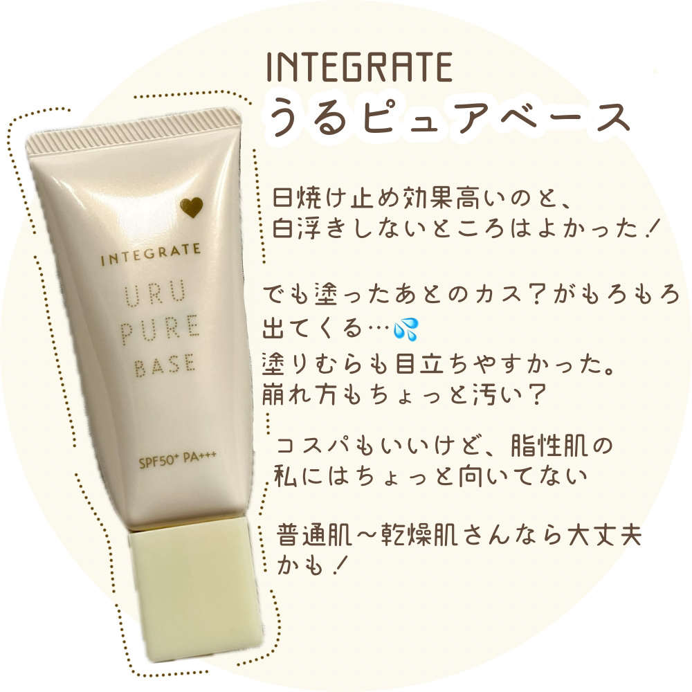 インテグレート プロフィニッシュクッション/インテグレート/クッションファンデーションを使ったクチコミ（3枚目）