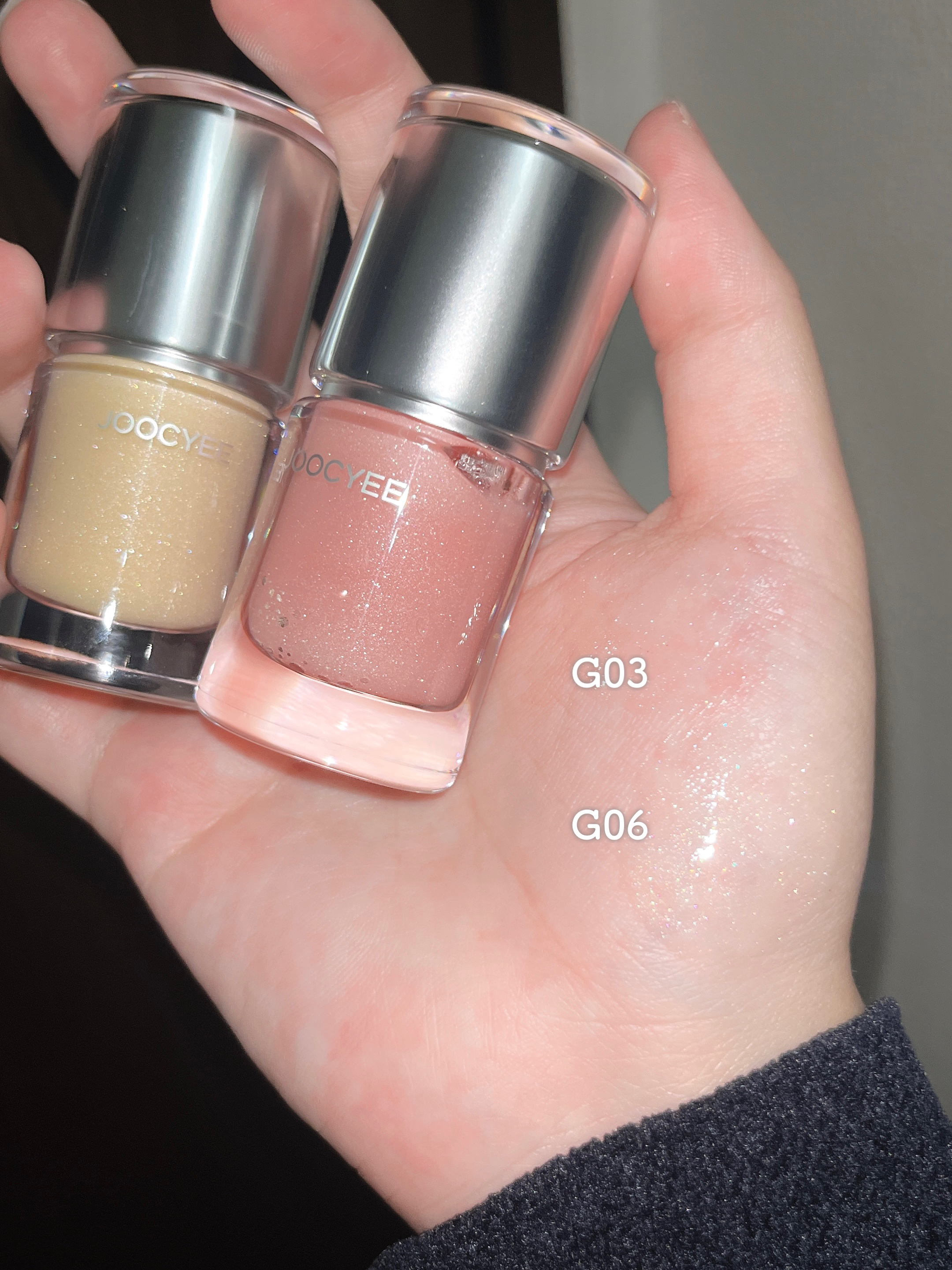 ジュエリードロップグロス/Joocyee/リップグロスを使ったクチコミ（2枚目）