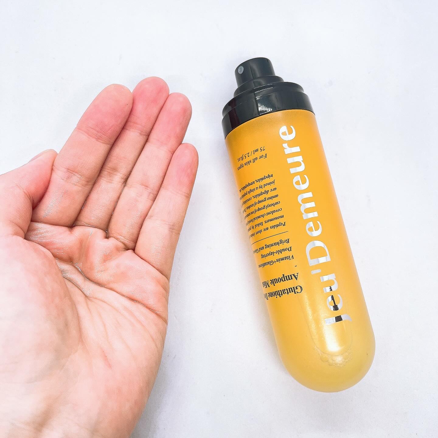 グルタチオン ダブルX アンプル ミスト/ジュディメール/ブースター・導入液を使ったクチコミ（3枚目）