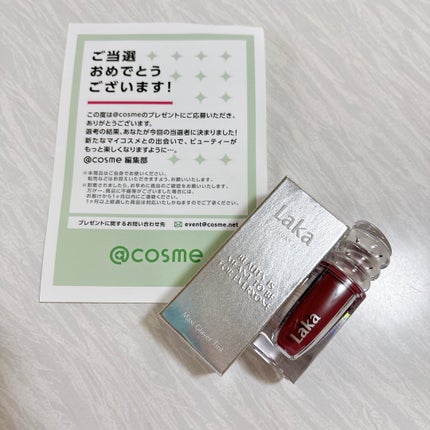 ラカ マキシグレイヤーティント/Laka/リップティントを使ったクチコミ(1枚目)