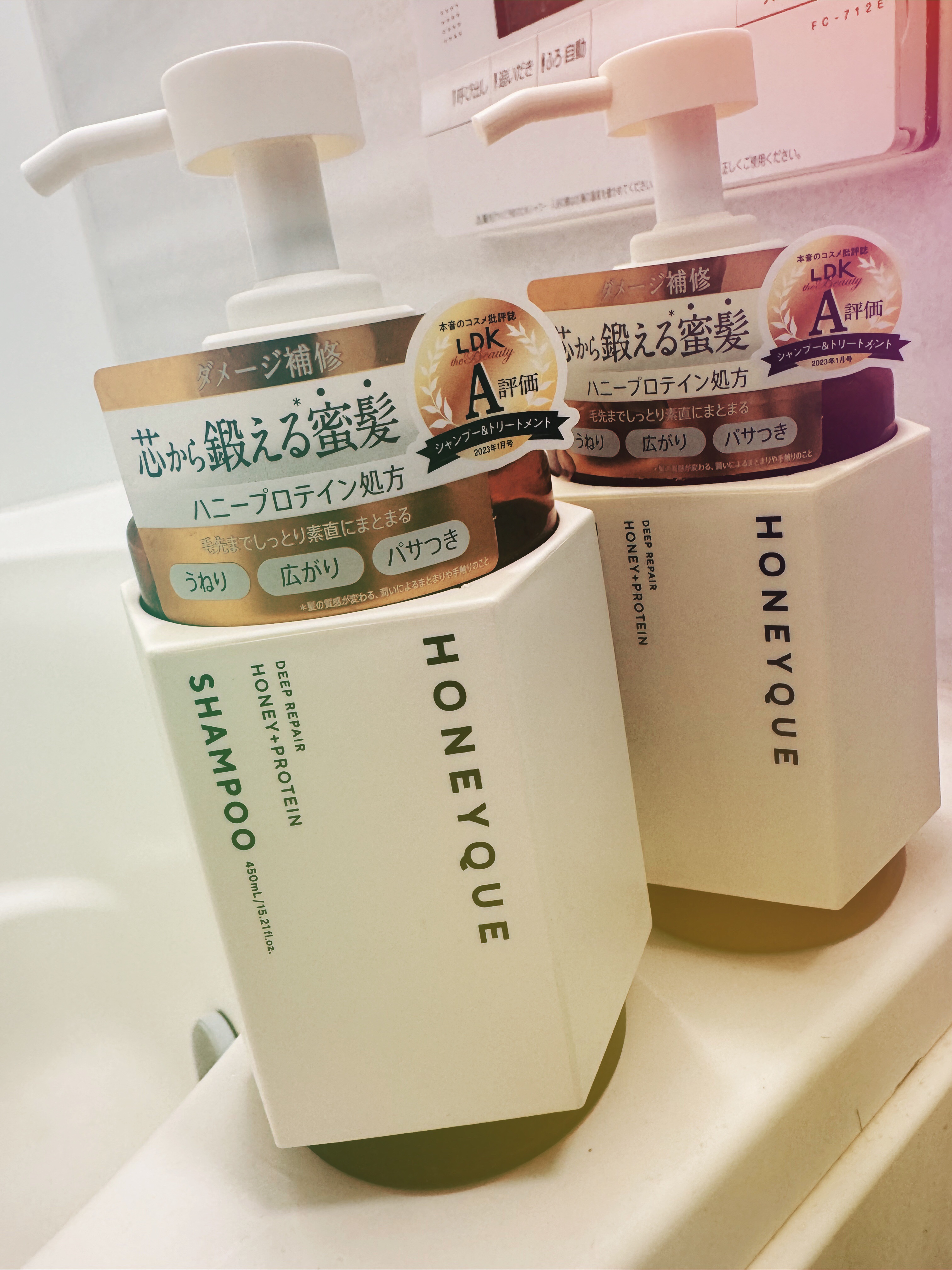 ディープリペア シャンプー モイスト／ヘアトリートメント モイスト/ハニーク/市販シャンプーを使ったクチコミ（1枚目）