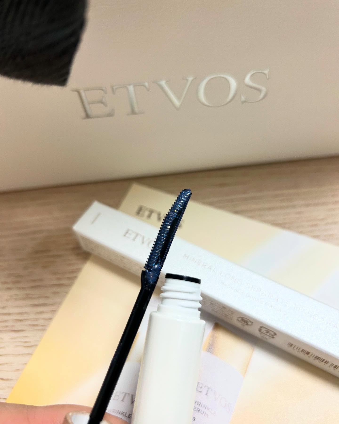 ミネラルロングセパレートマスカラ サファイアブルー(限定)/エトヴォス/マスカラを使ったクチコミ（3枚目）