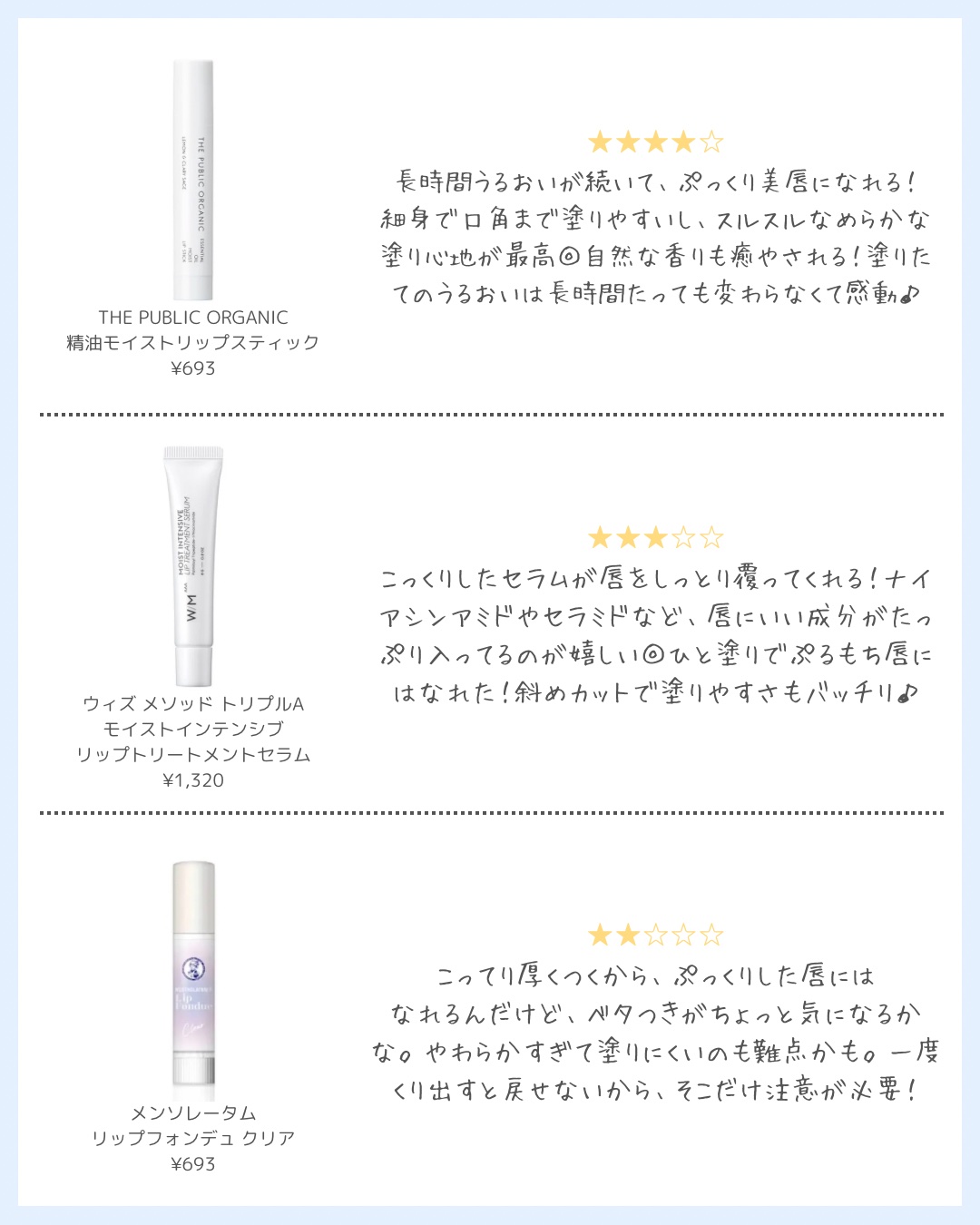 ボタニカルオイル リップクリーム/DHC/リップクリームを使ったクチコミ（2枚目）