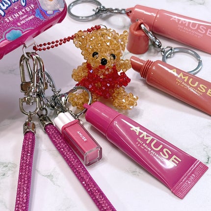 ケア/ティントバームキーリング/AMUSE/リップグロスを使ったクチコミ(4枚目)