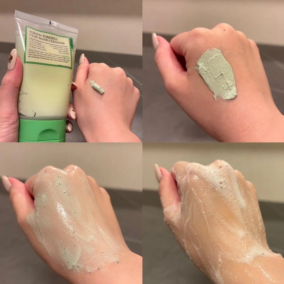 グリーントマトクレイマスククレンザー/FULLY/洗い流すパック・マスクを使ったクチコミ(2枚目)