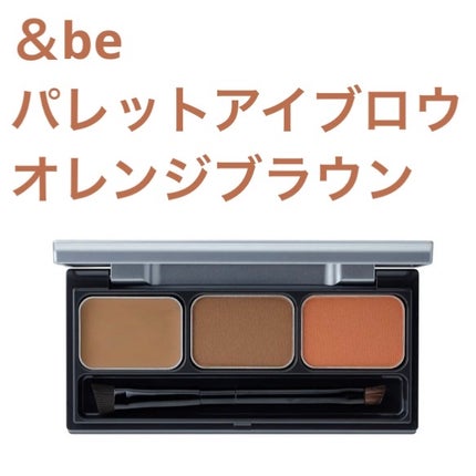 パレットアイブロウ/&be/パウダーアイブロウを使ったクチコミ(1枚目)