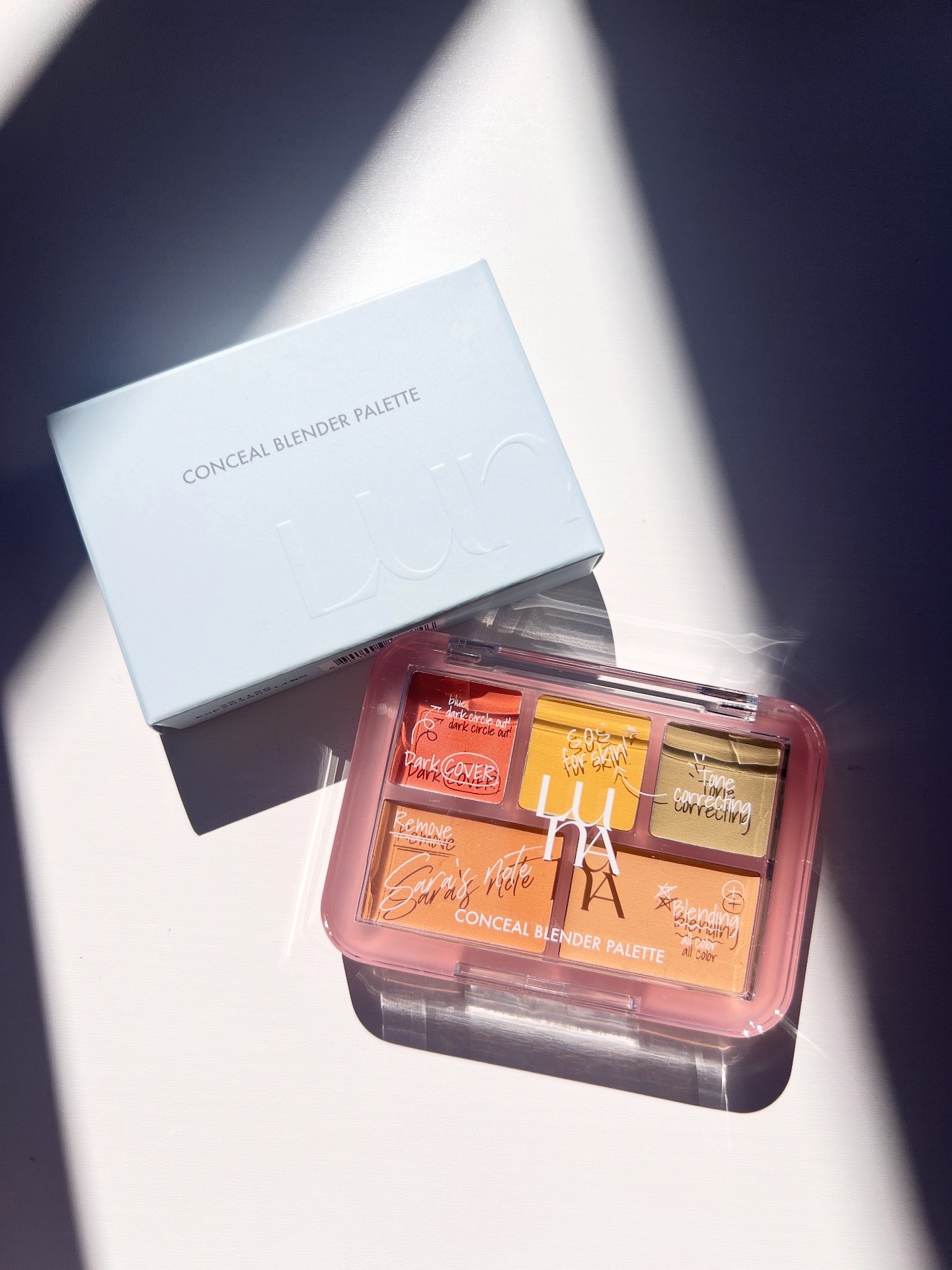 コンシールブレンダーパレット/LUNA/パレットコンシーラーを使ったクチコミ（1枚目）