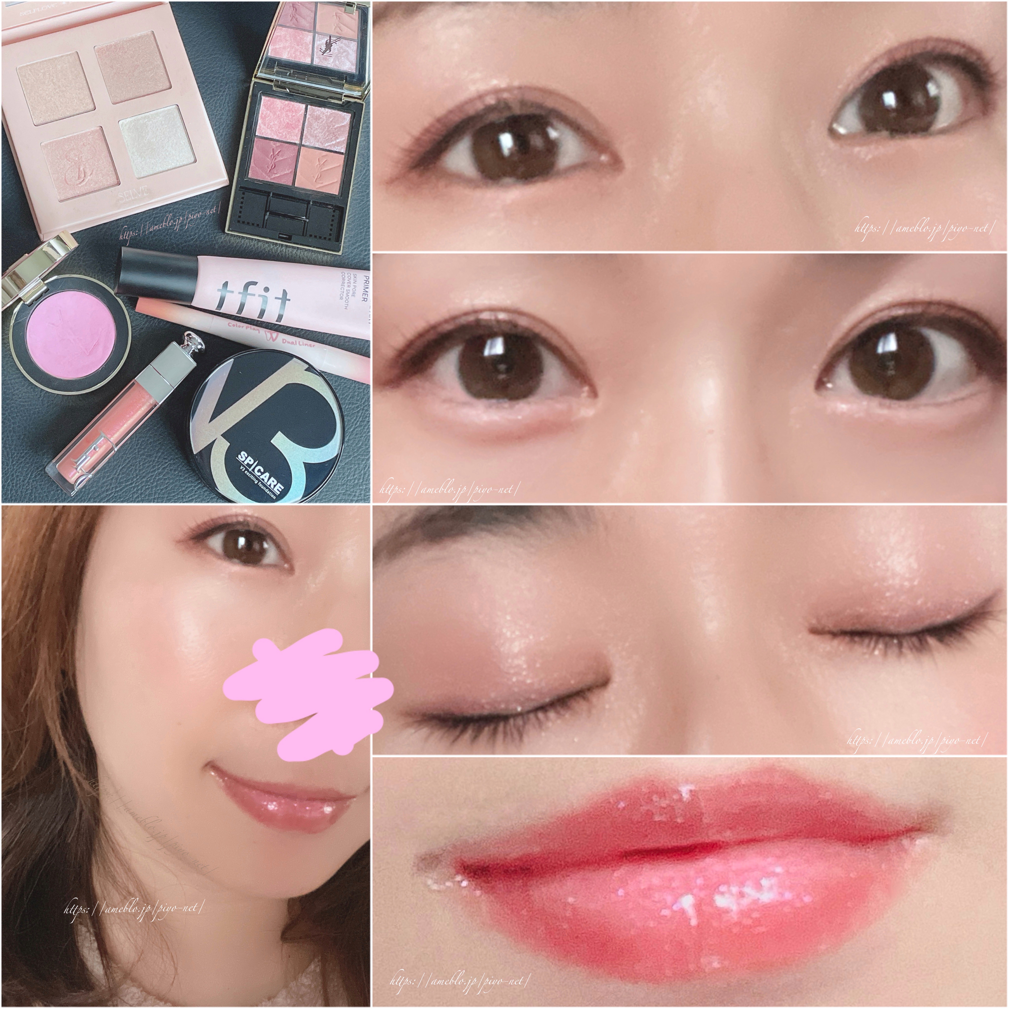 プリズムショットマルチハイライトパレット/SELVE/パウダーハイライトを使ったクチコミ（2枚目）