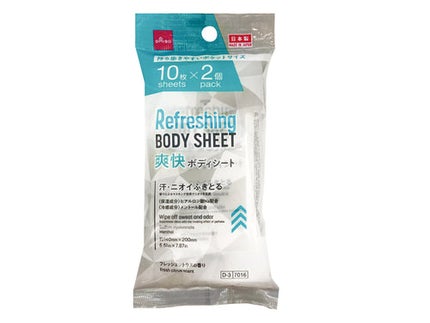 DAISO 爽快ボディシート(10枚、2パック)