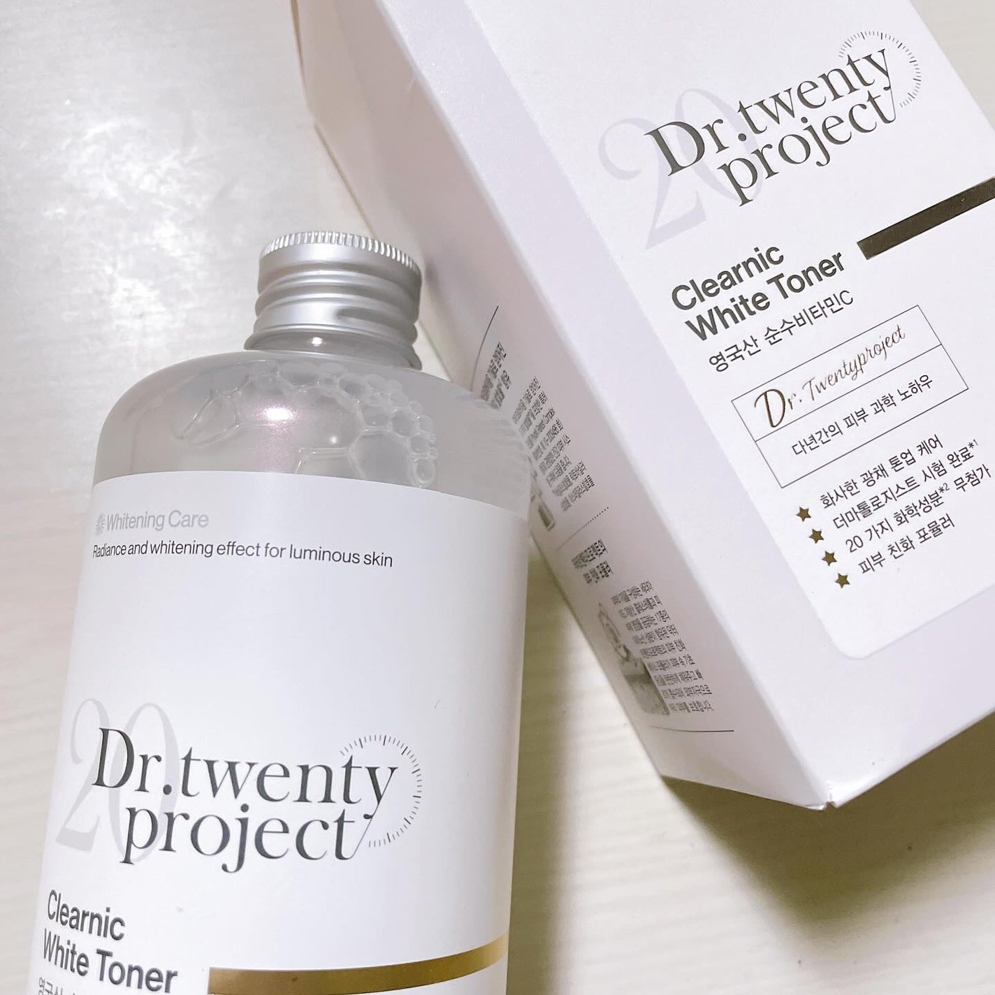 クリアニックホワイトトナー/Dr.Twenty Project/化粧水を使ったクチコミ(2枚目)