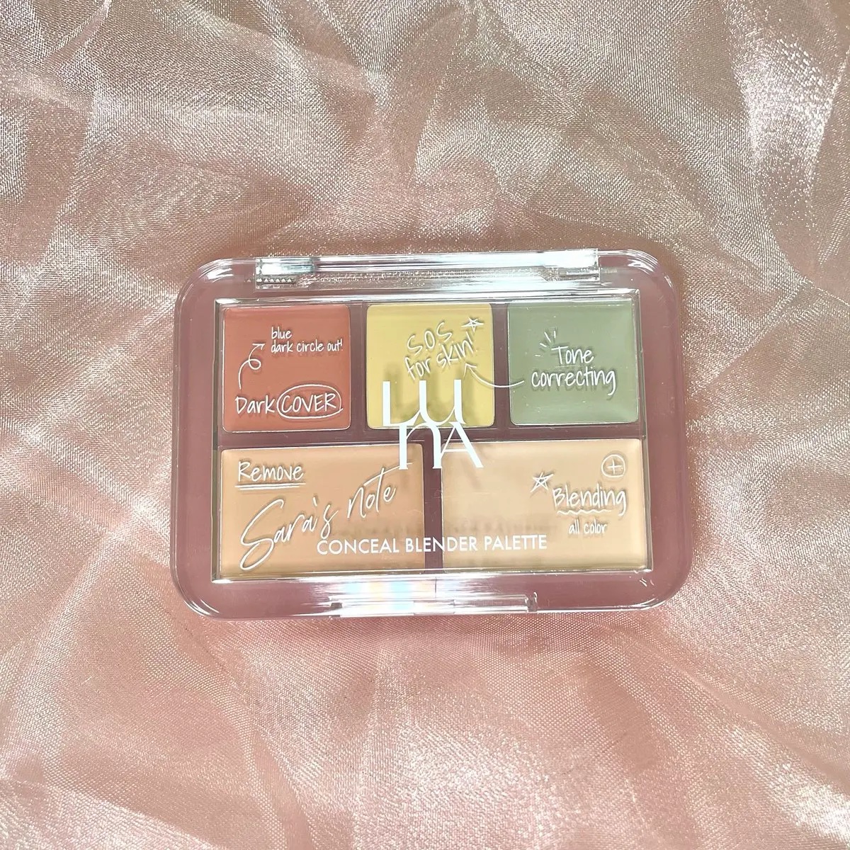 コンシールブレンダーパレット/LUNA/パレットコンシーラーを使ったクチコミ（1枚目）