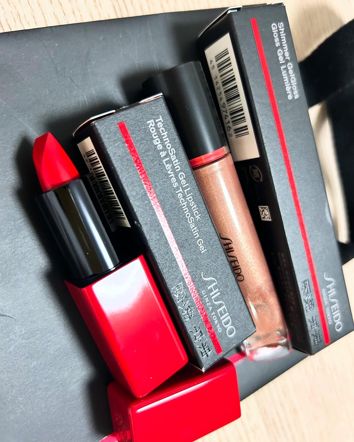 テクノサテン ジェル リップスティック 416	Red Shift/SHISEIDO/口紅を使ったクチコミ（1枚目）