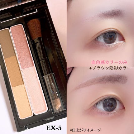 デザイニングアイブロウ3D(デュアルカラー)/KATE/パウダーアイブロウを使ったクチコミ(4枚目)