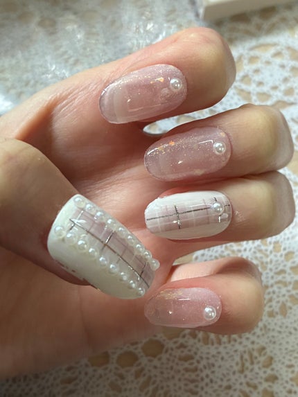 ジェルネイル(ライト対応)/セリア/ジェルネイルを使ったクチコミ(3枚目)