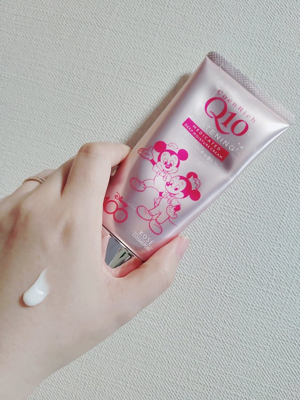 コエンリッチ　薬用ホワイトニング  ハンドクリーム ディープモイスチュア もぎたてピーチの香り【医薬部外品】/コエンリッチQ10/ハンドクリームを使ったクチコミ（1枚目）