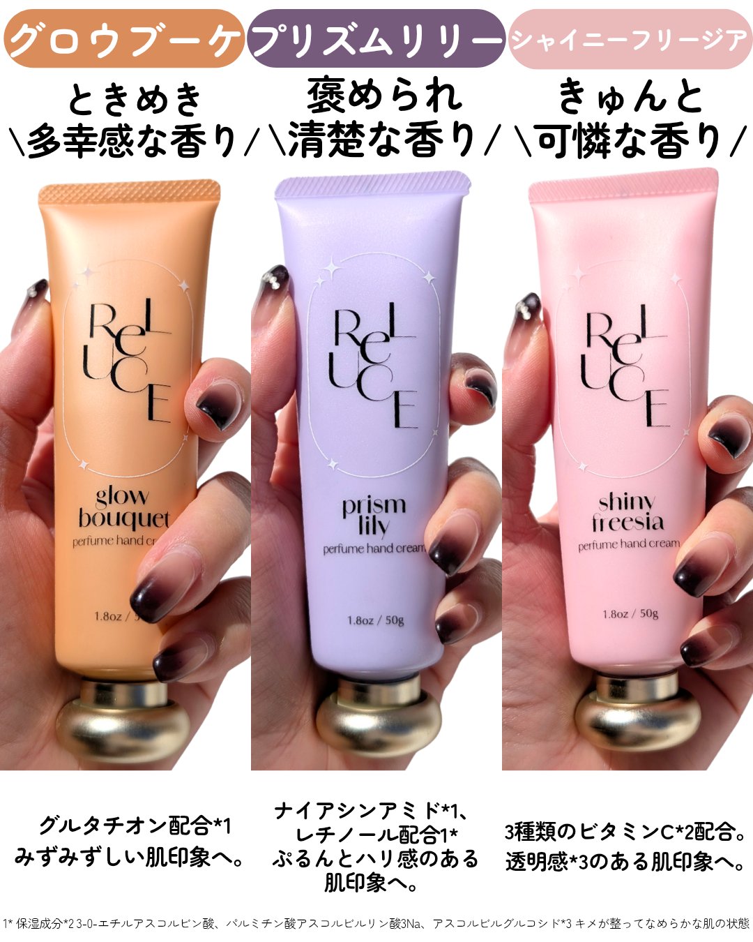 パフュームハンドクリーム グロウブーケ/ReLUCE/ハンドクリームを使ったクチコミ（3枚目）