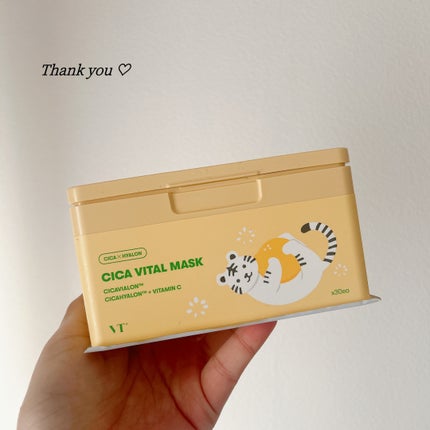 VT シカバイタル マスクのクチコミ「\ 使い切りレビュー💛💛 /
VT
シカバイタル マスク
使い切りました👐🏻✨
だいぶ前に.....」(1枚目)