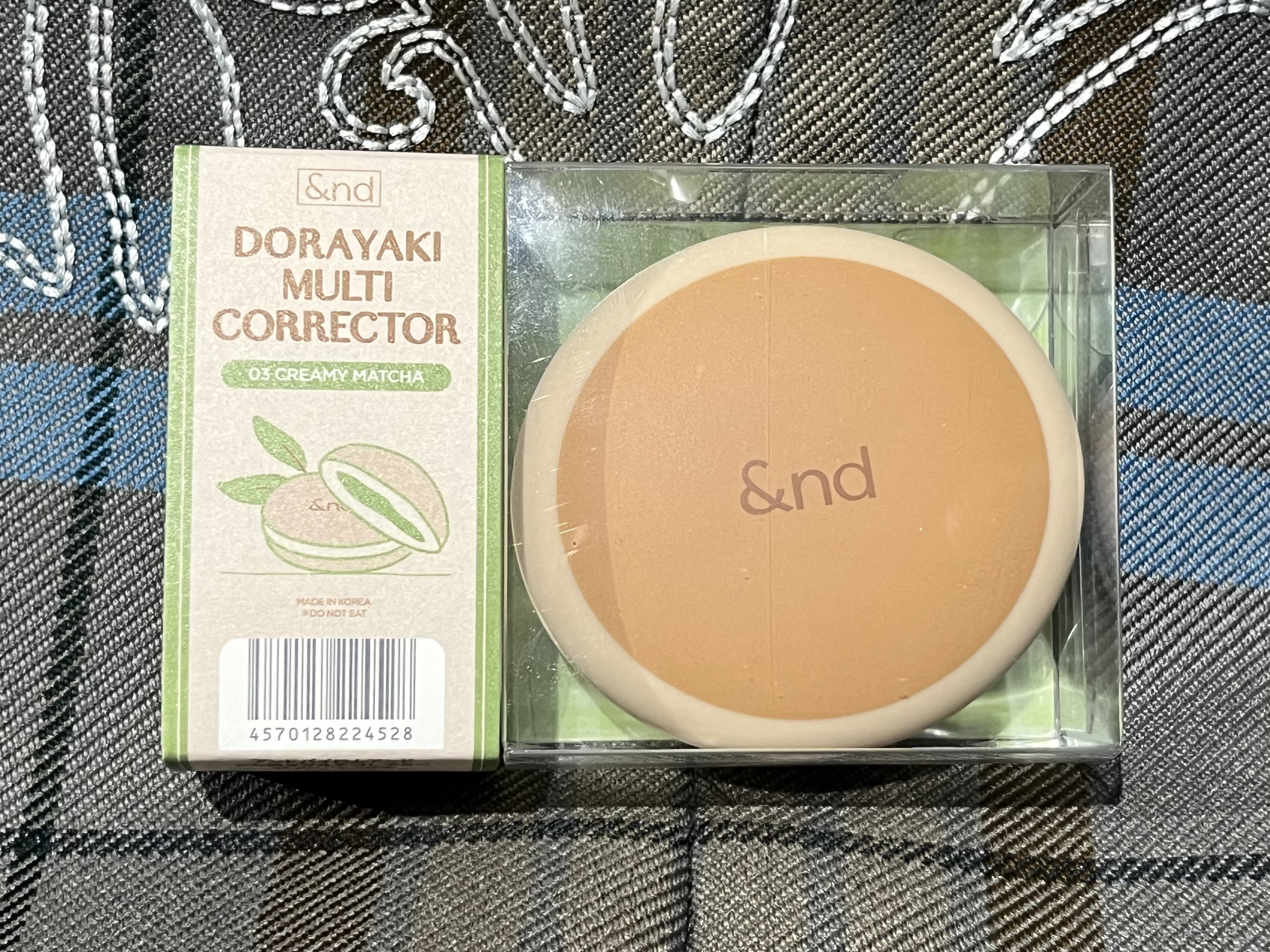 どら焼きリップ＆チーク 03 クリーミー抹茶/&nd by rom&nd/マルチパレットを使ったクチコミ（1枚目）