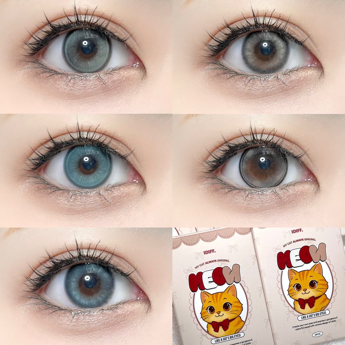 MEOW(ミヤオ) 1month/OLOLA/1ヶ月(1MONTH)カラコンを使ったクチコミ(7枚目)