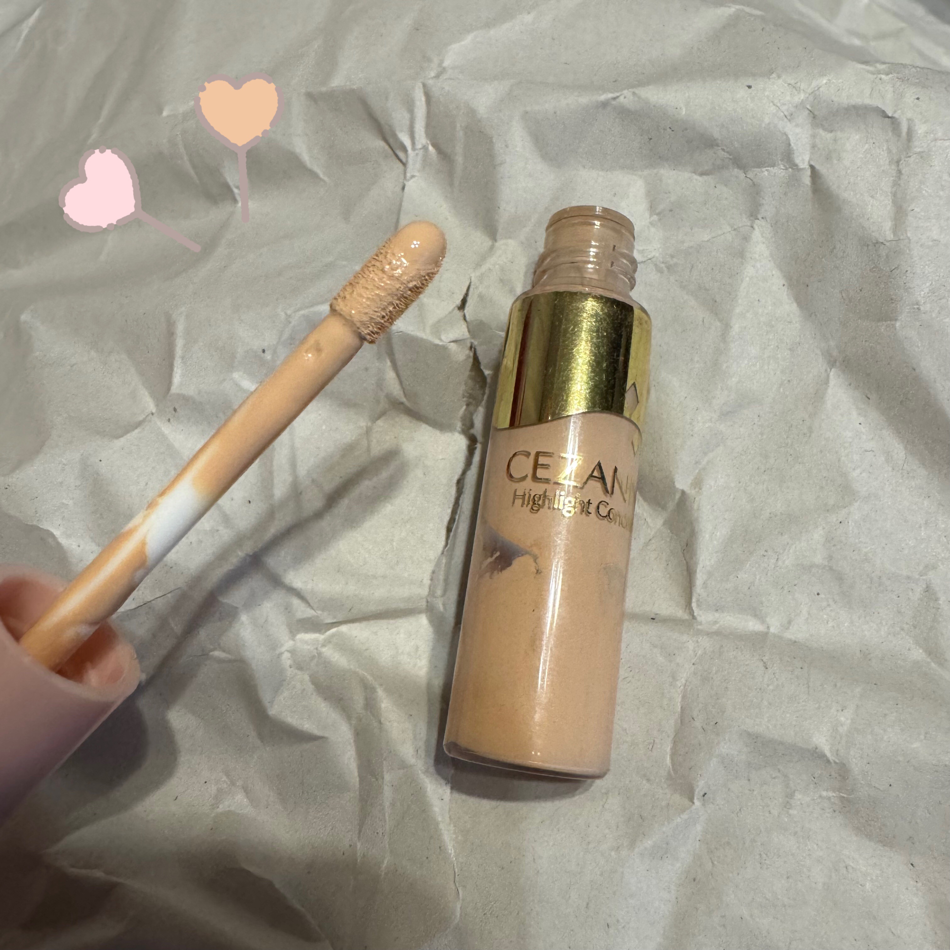 ハイライトコンシーラー クリアベージュ/CEZANNE/リキッドコンシーラーを使ったクチコミ（1枚目）