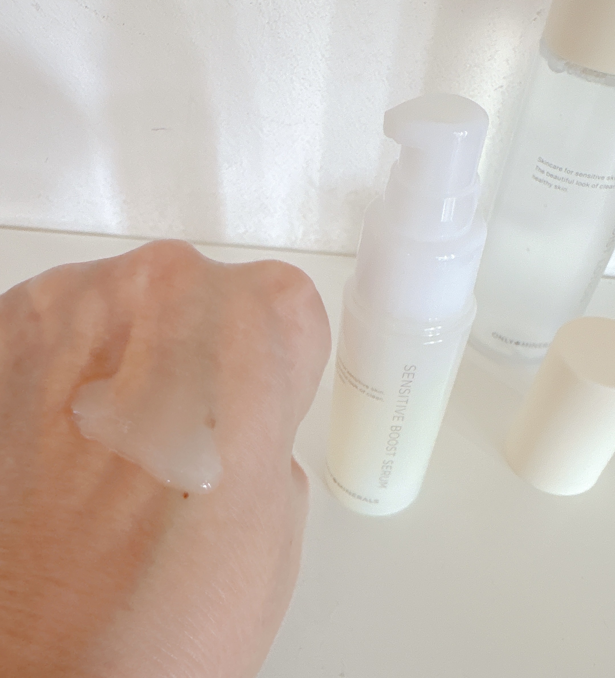 Nude センシティブモイストローション/ONLY MINERALS/化粧水を使ったクチコミ（2枚目）