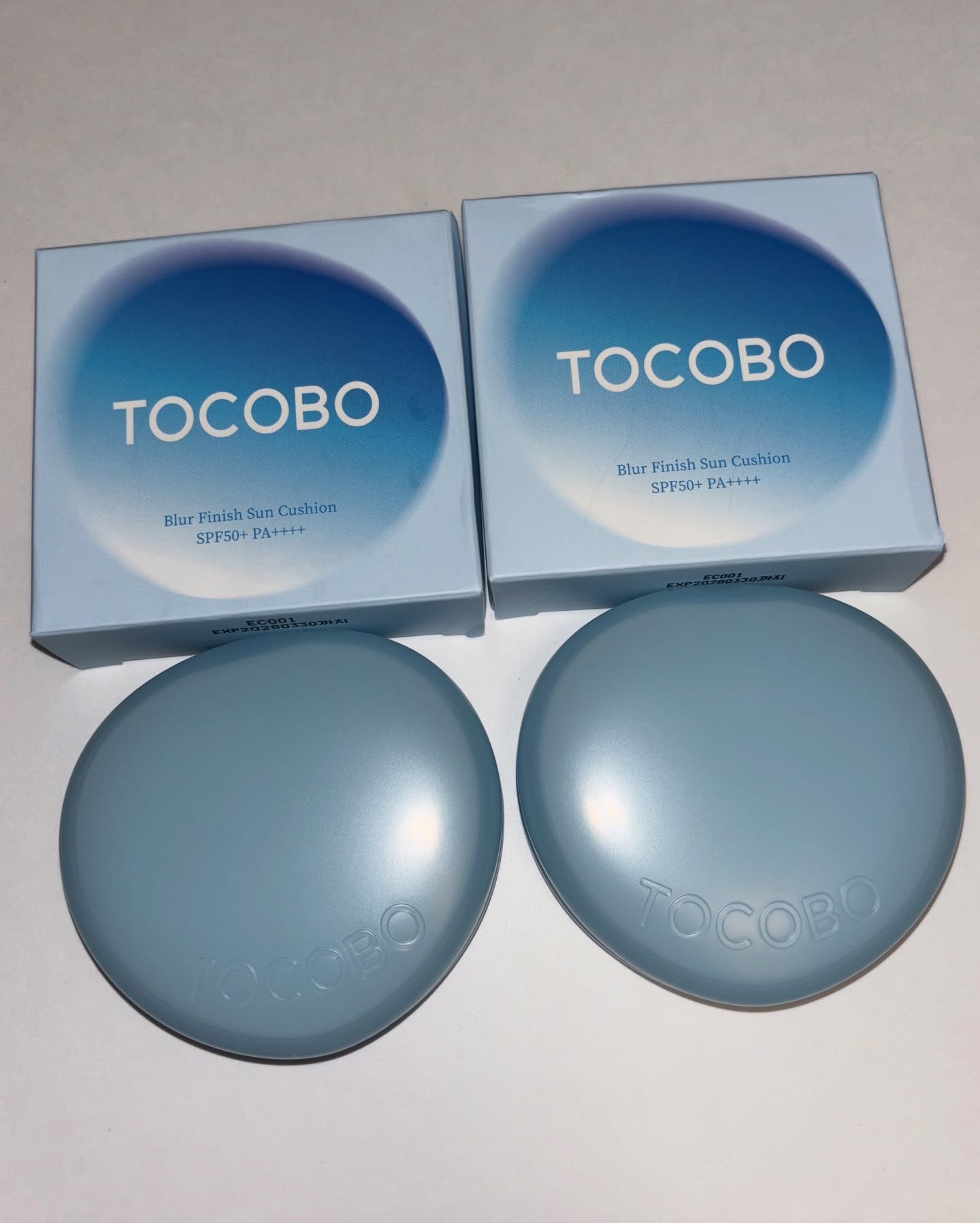 ブラーフィニッシュサンクッション/TOCOBO/日焼け止めパウダーを使ったクチコミ（2枚目）