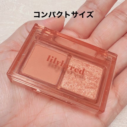 Little Bitty Moment Shadow/lilybyred/アイシャドウパレットを使ったクチコミ(5枚目)