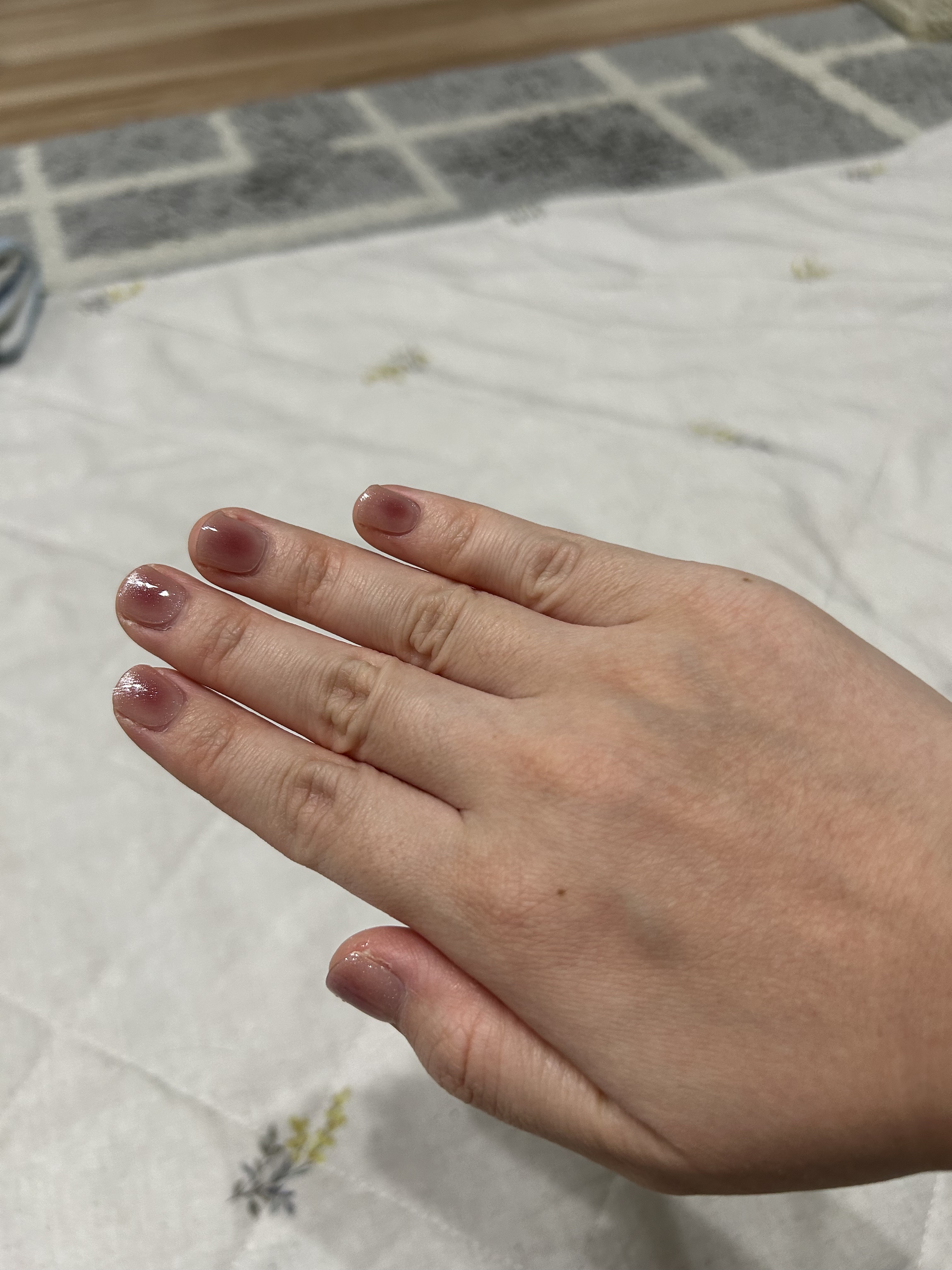 セミキュアジェルネイル（ハンド）/ohora/ネイルシールを使ったクチコミ（3枚目）