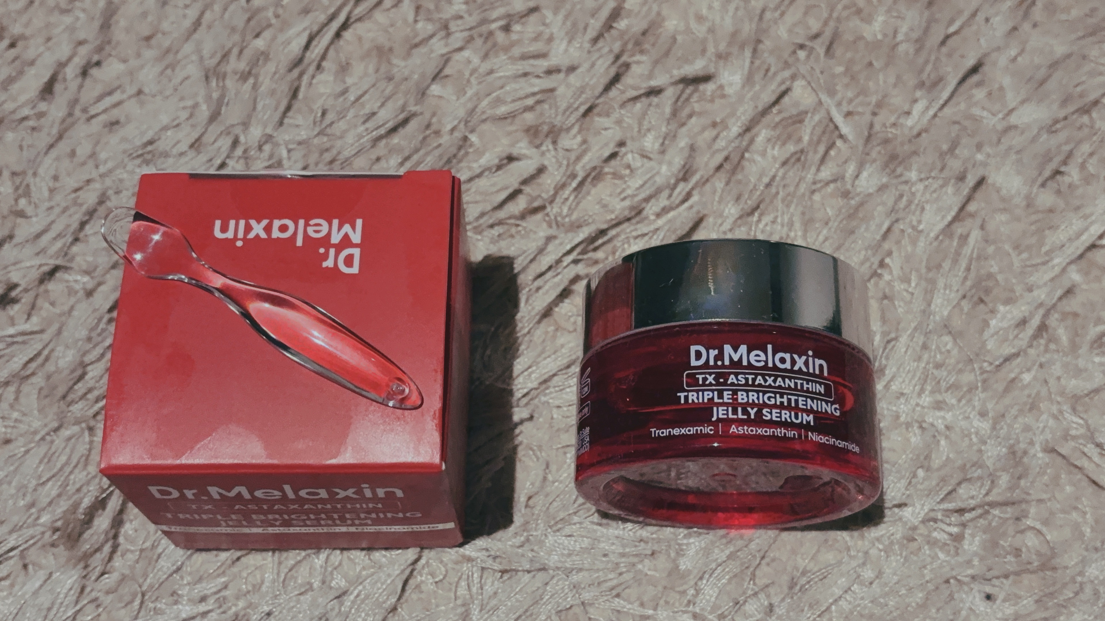 TXアスタキサンチントリプルブライトニングジェリーセラム/Dr.Melaxin/美容液を使ったクチコミ（1枚目）