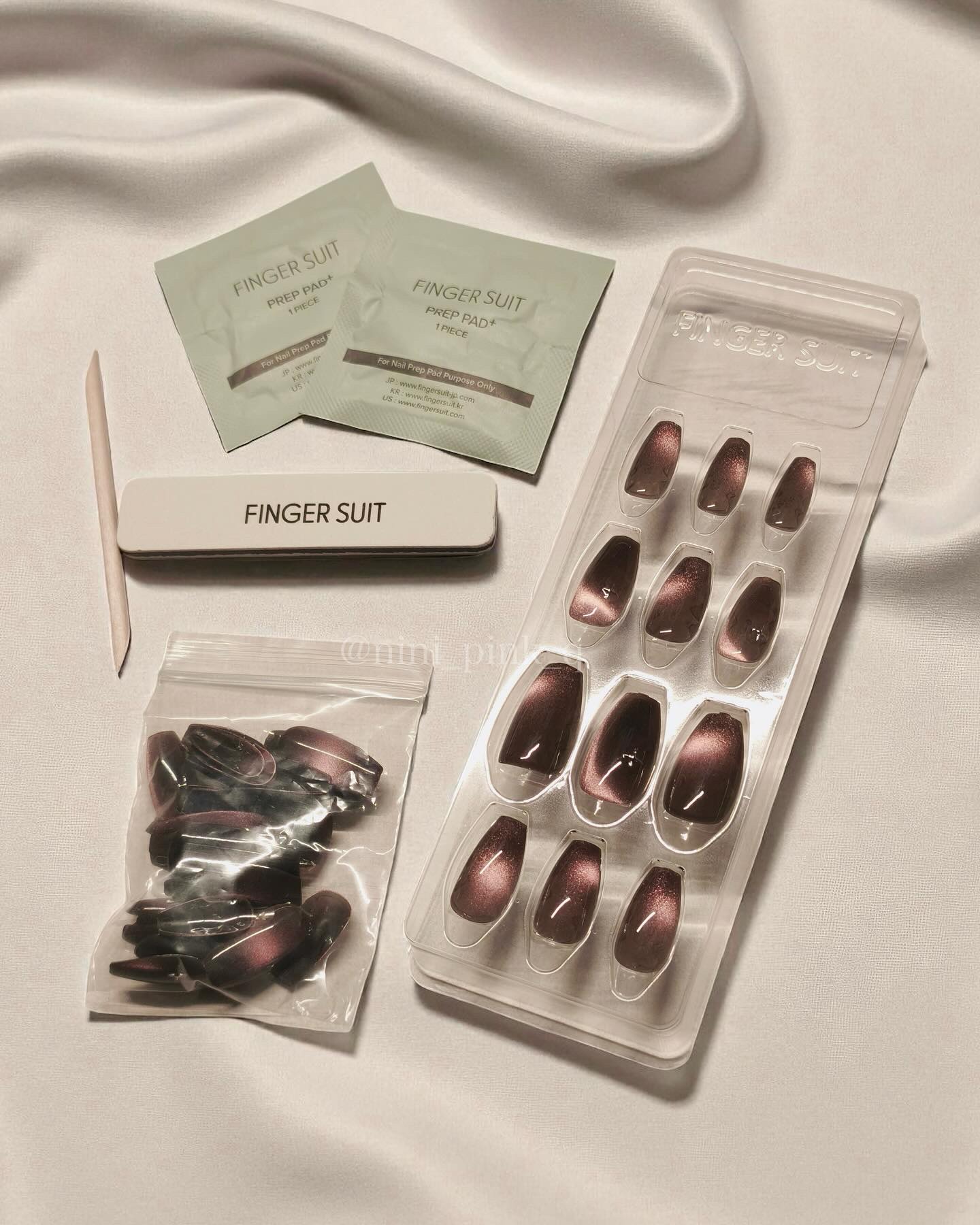 ネイルチップ(シールタイプ)/FINGER SUIT/ネイルチップ・パーツを使ったクチコミ（3枚目）