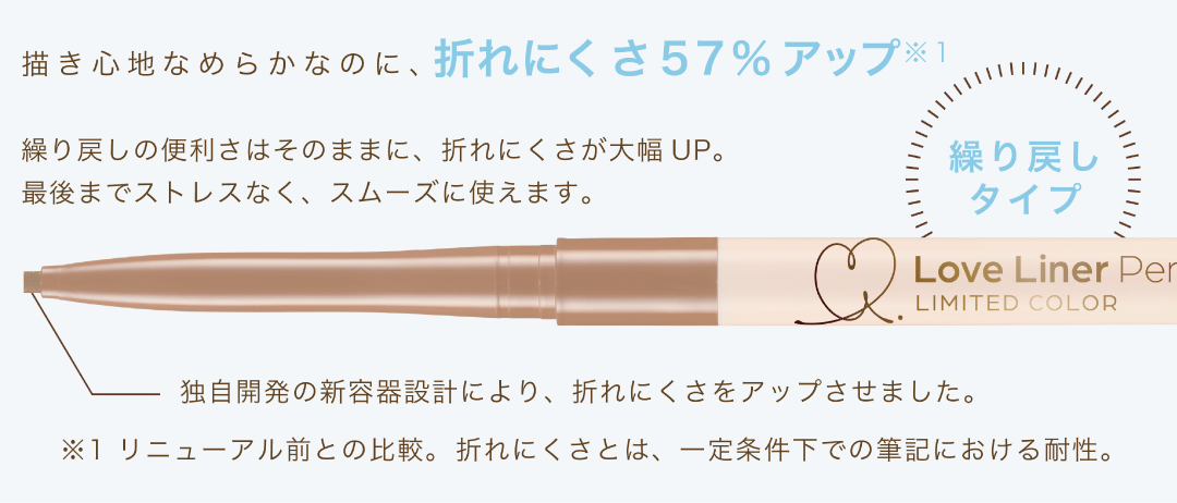 ラブ・ライナーからデカ目効果で盛れる「トリックライナー」が新登場の画像