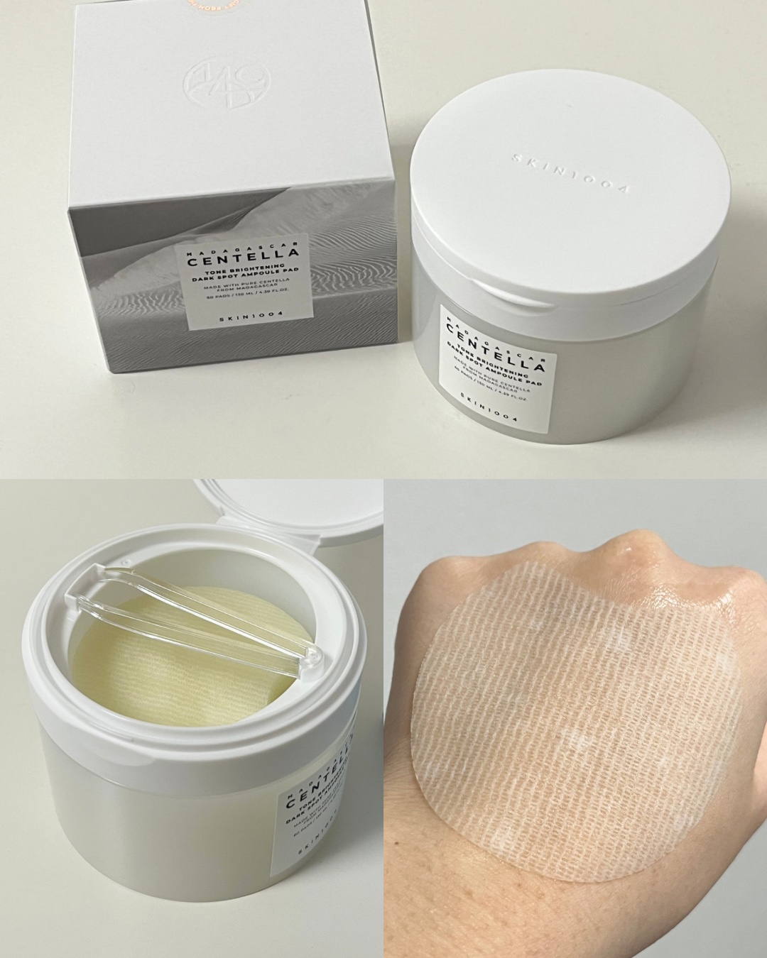 ヒアルーシカジェリーフィットアンプルパッド/SKIN1004/トナーパッドを使ったクチコミ（3枚目）