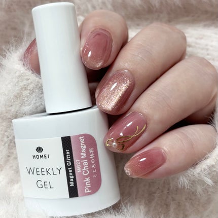HOMEI ウィークリージェル/HOMEI/ジェルネイルを使ったクチコミ(1枚目)