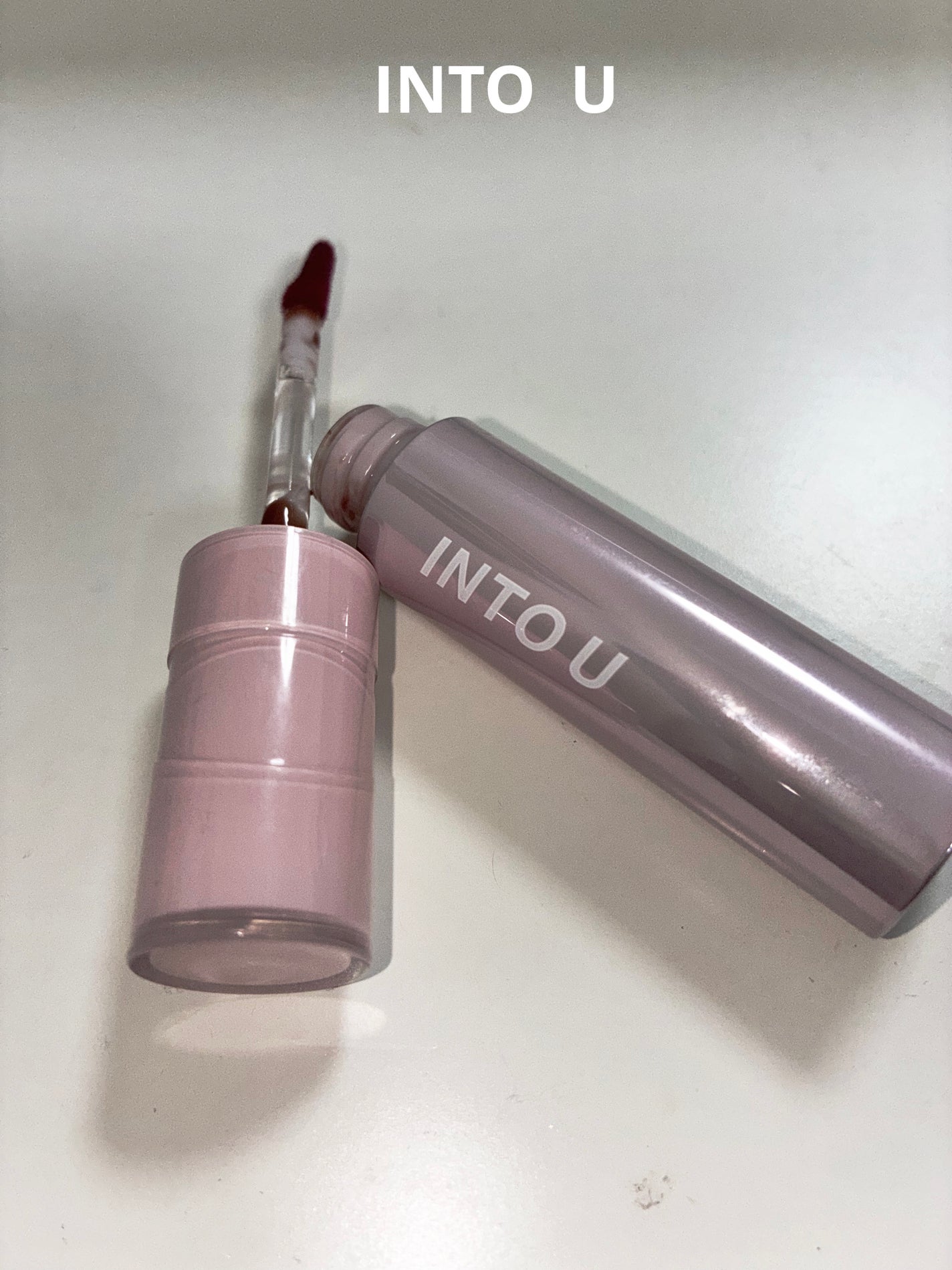 ジューシーパンピンググロス/INTO U/リップグロスを使ったクチコミ(1枚目)