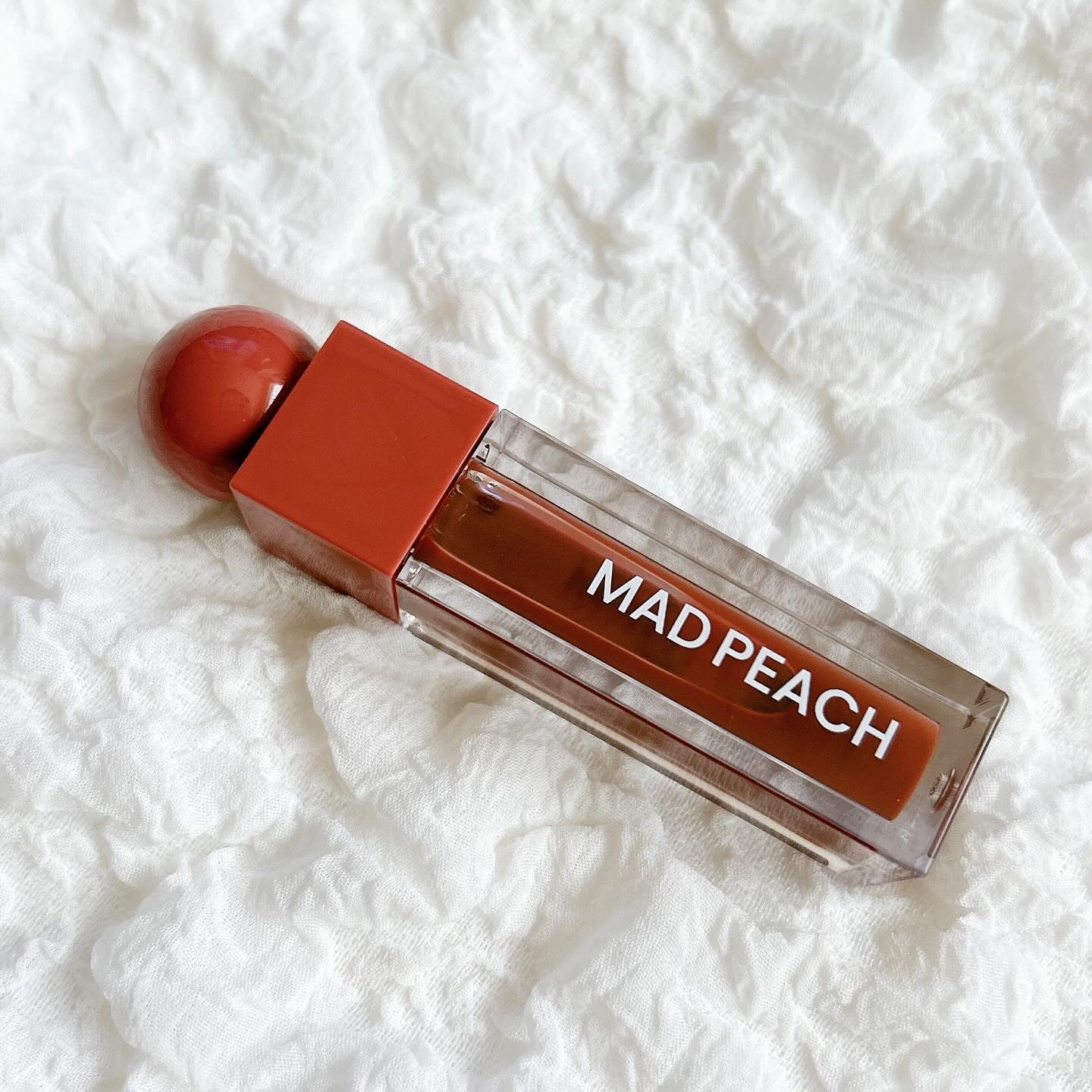 マッドピーチグロウフィットムードグロス/MAD PEACH/リップグロスを使ったクチコミ（2枚目）