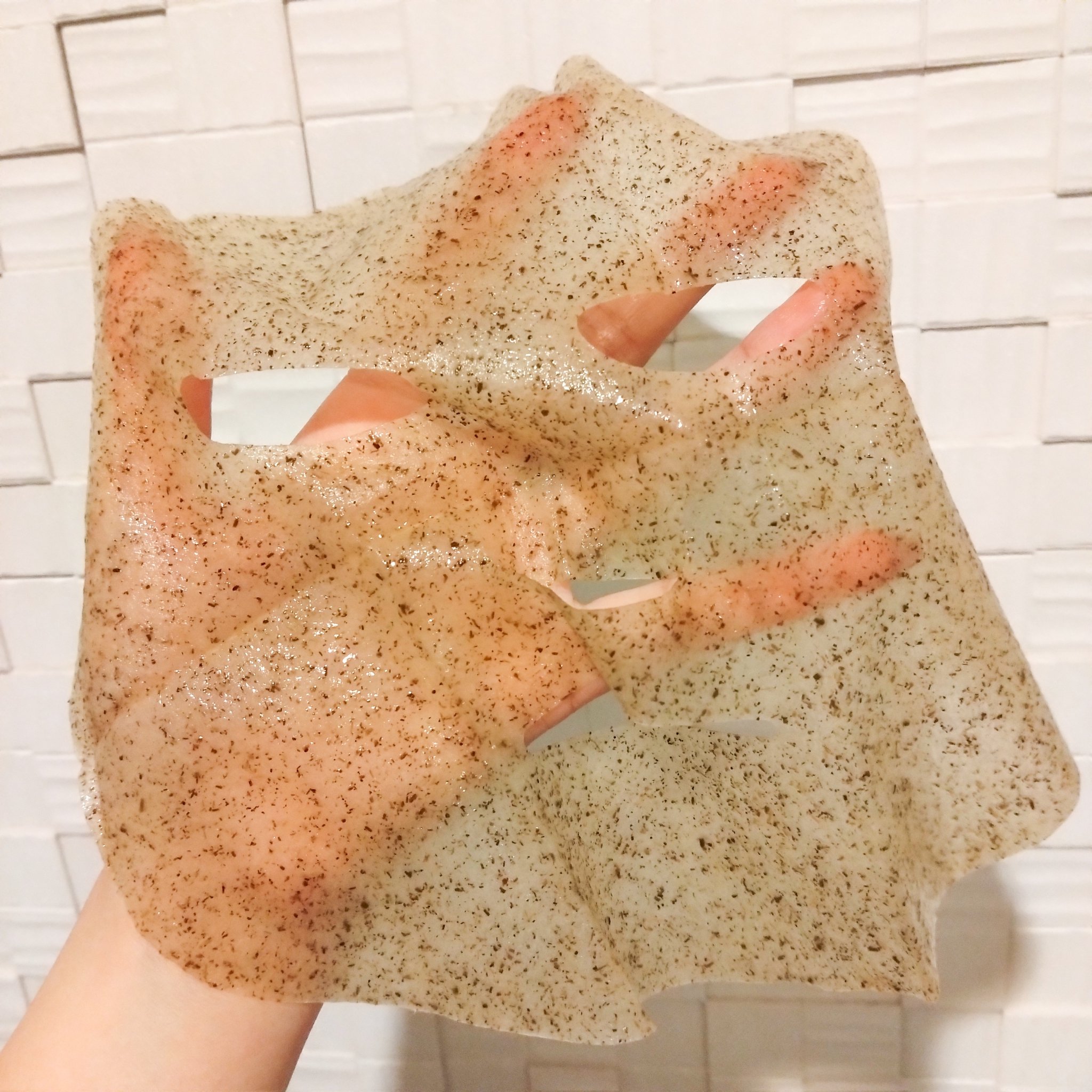 ツボクサスージングハイドロヨモギマスク/LIALUSTER/シートマスク・パックを使ったクチコミ（2枚目）