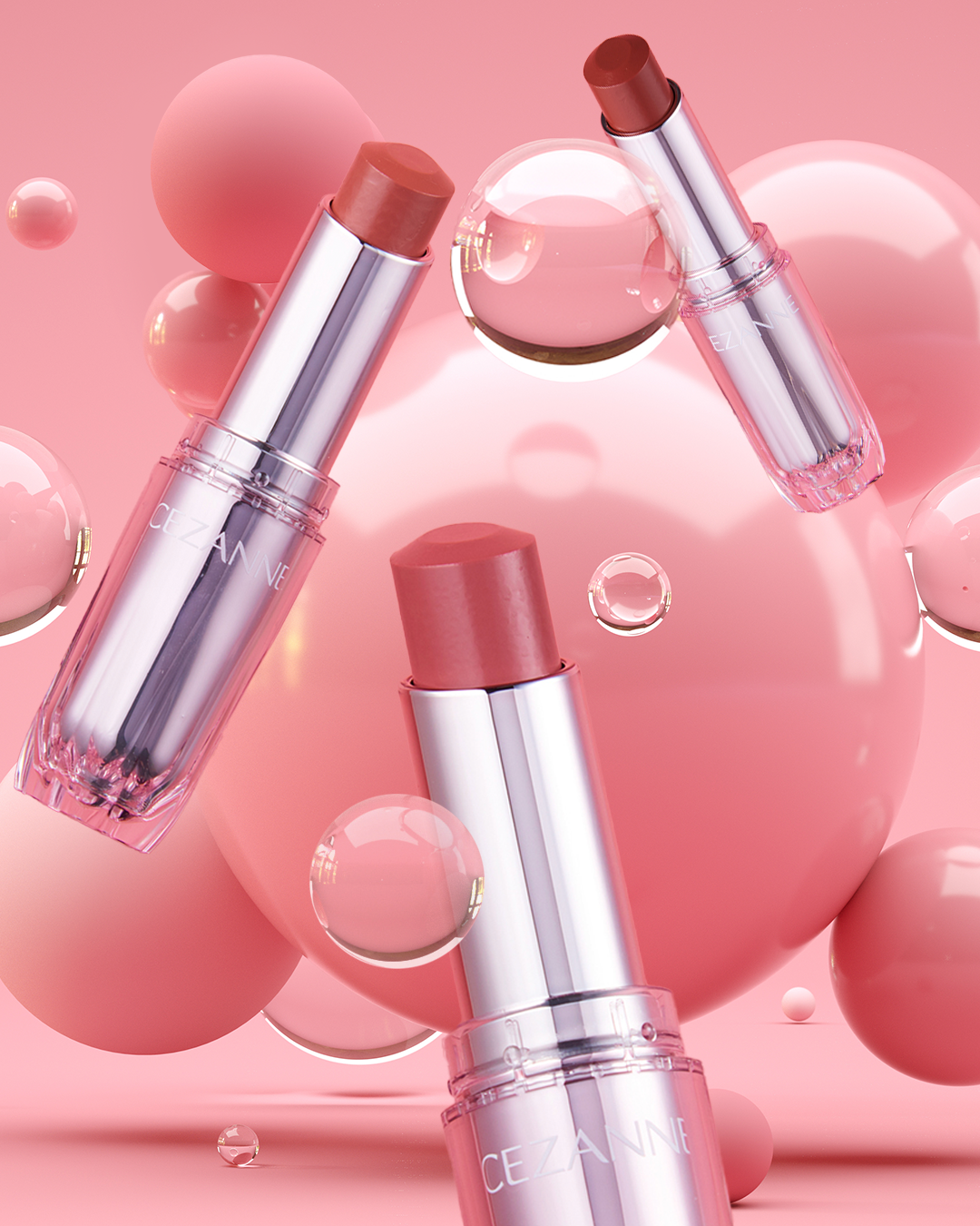 セザンヌ公式アカウント on LIPS 「セザンヌ新商品速報💄‼大人気リップがリニューアルして新登場!🩷..」(1枚目)