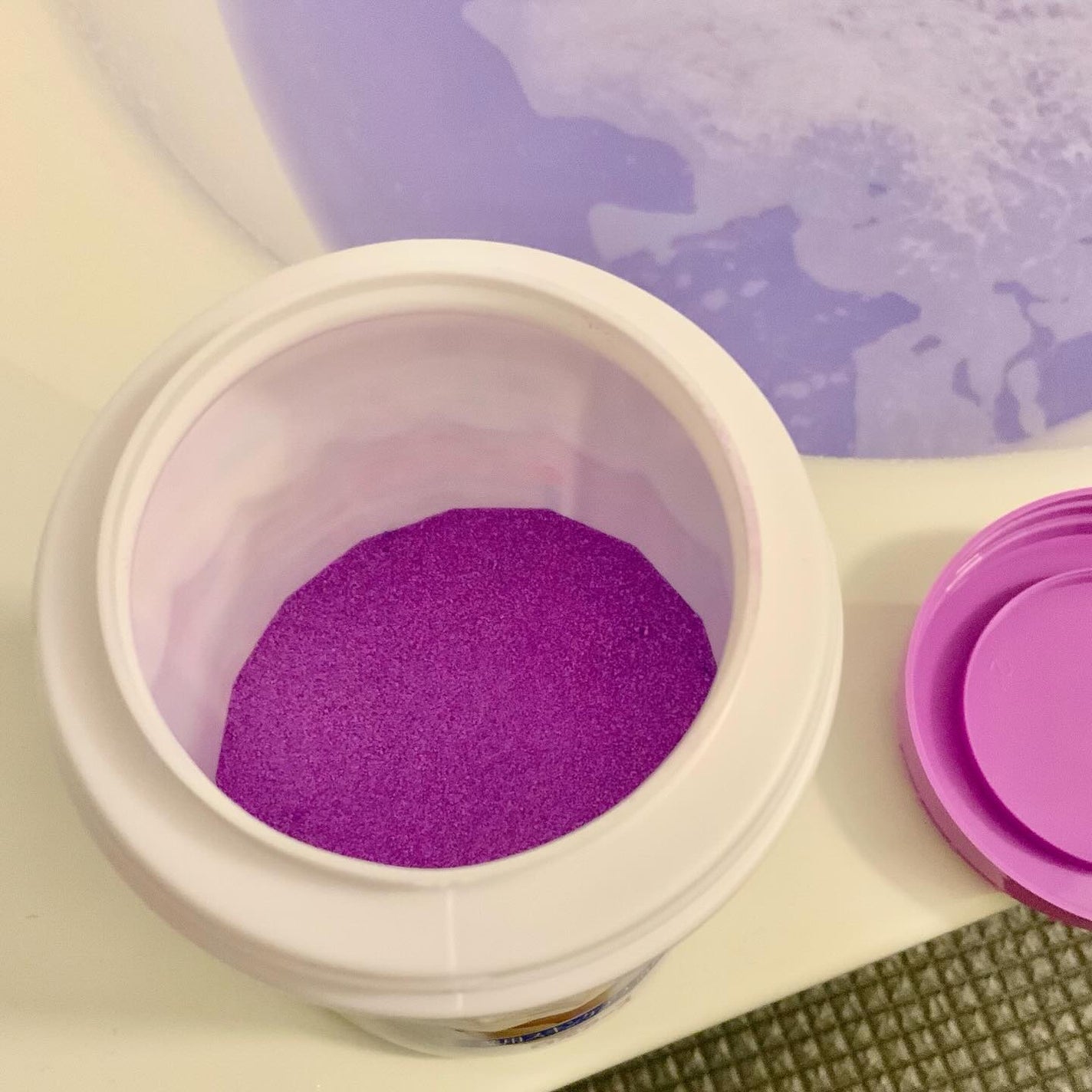 HERS バスラボ ボトル ナイトラベンダーの香り/HERS バスラボ/炭酸系入浴剤を使ったクチコミ(3枚目)