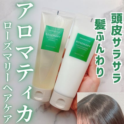 ローズマリースカルプスケーリングシャンプー/AROMATICA/市販シャンプーを使ったクチコミ(1枚目)