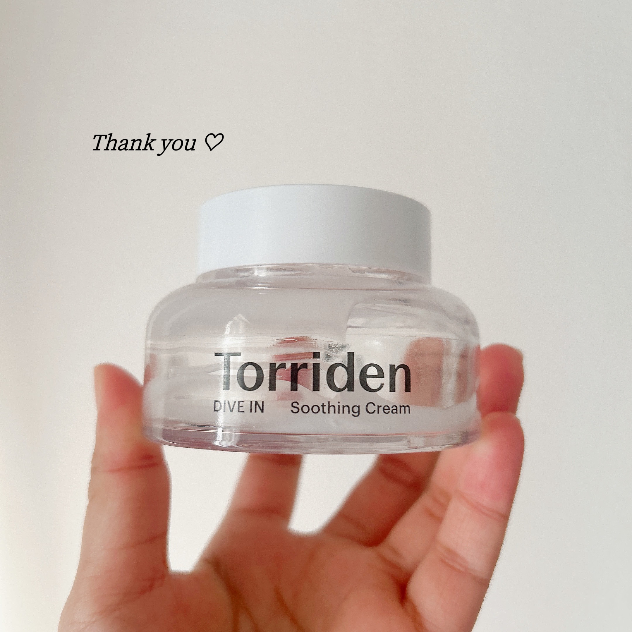 ダイブインスージングクリーム/Torriden/フェイスクリームを使ったクチコミ（1枚目）