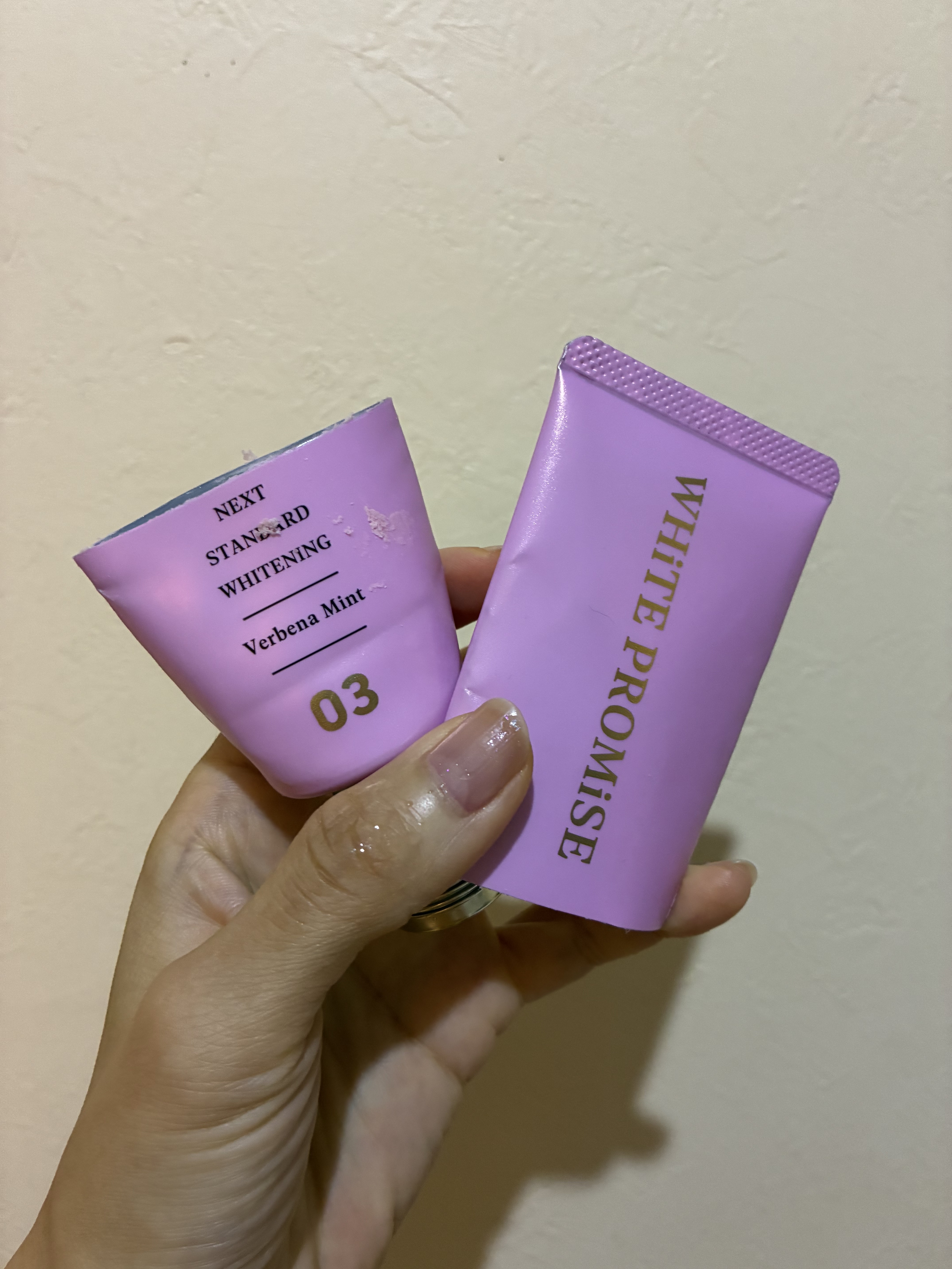 ホワイトプロミス  美白*＋口臭ケア/WHiTE PROMiSE/歯磨き粉を使ったクチコミ（1枚目）