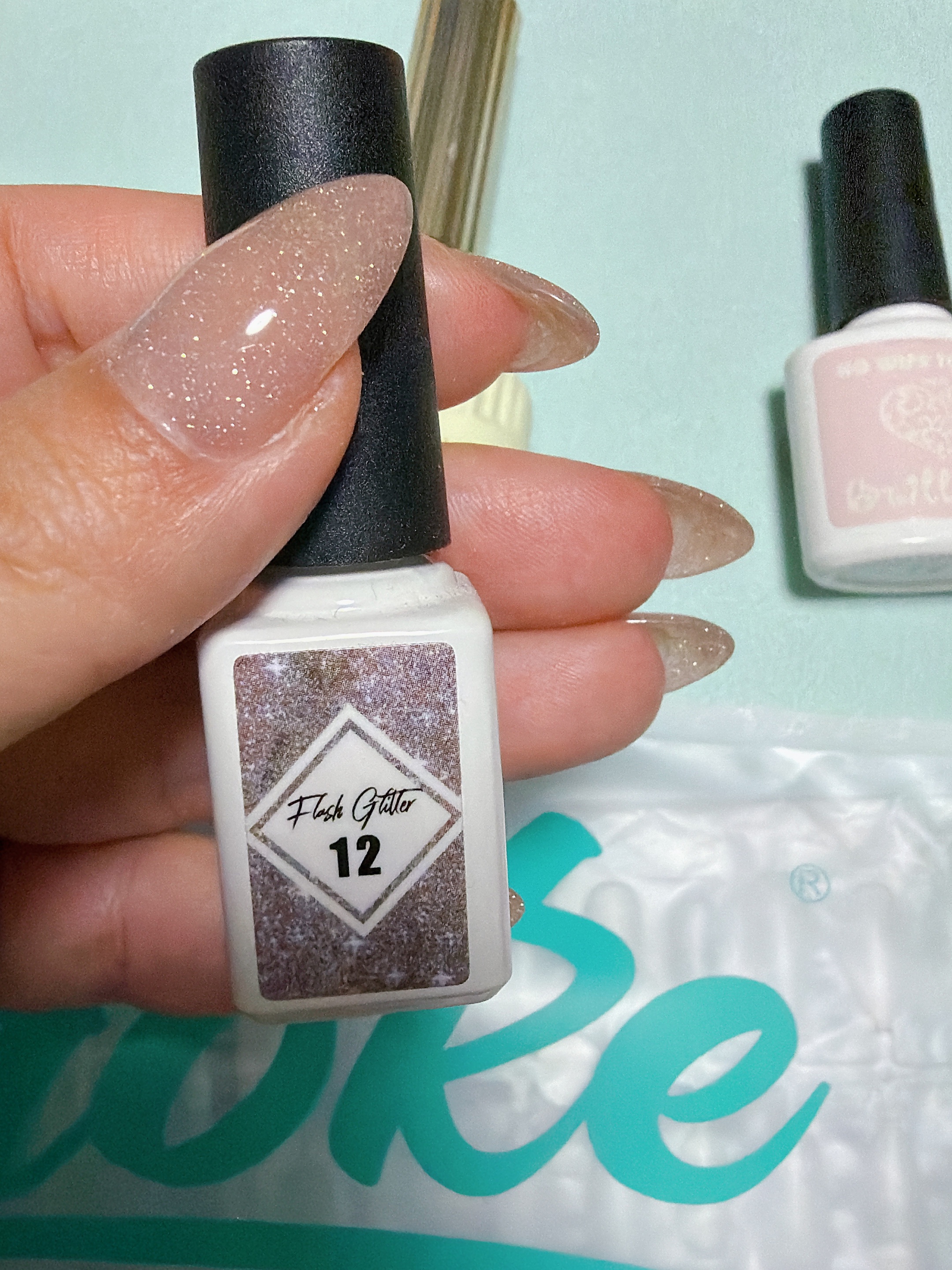 ブリランテトップコート/Petit Price/ジェルネイルを使ったクチコミ（3枚目）