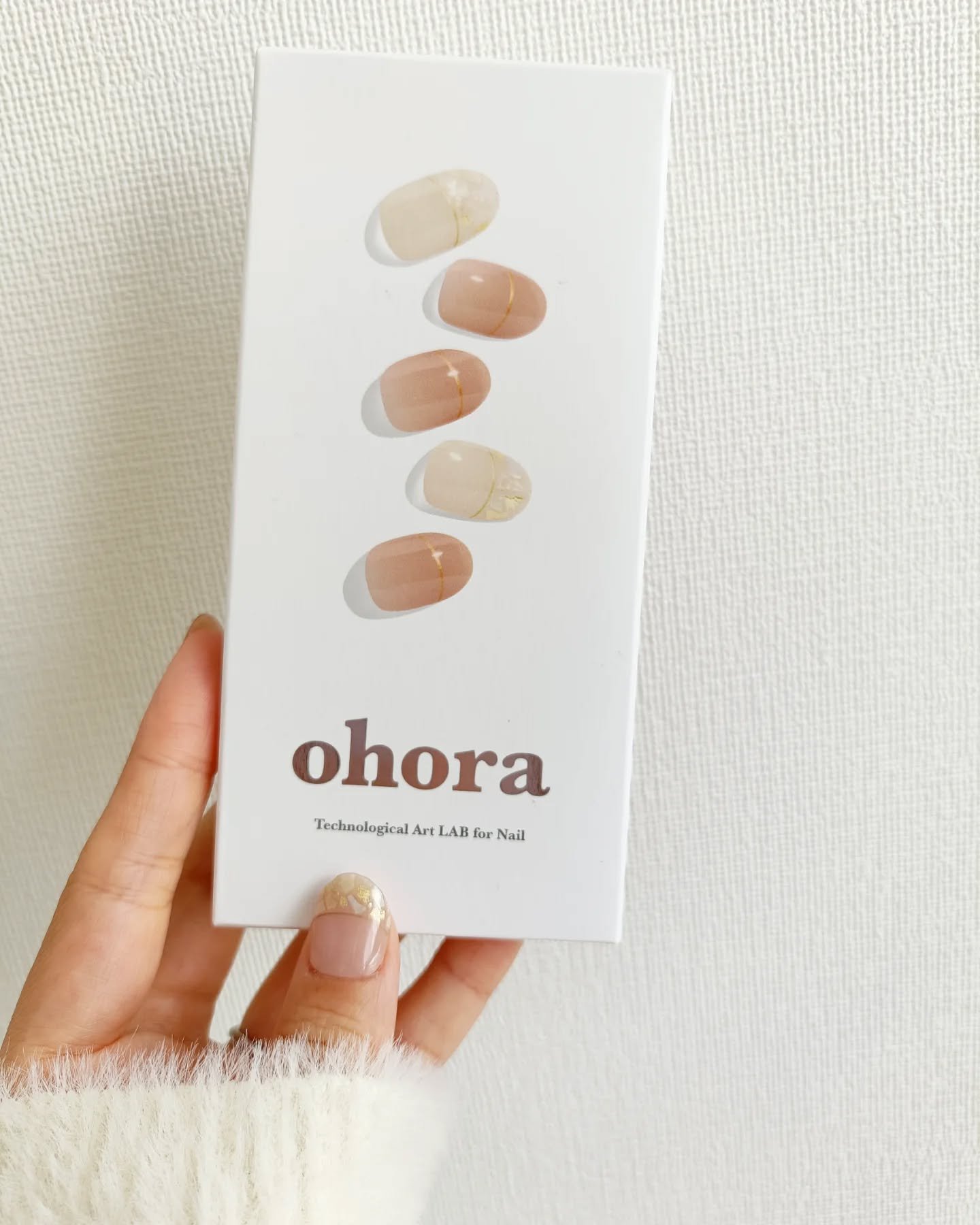 セミキュアジェルネイル（ハンド）/ohora/ネイルシールを使ったクチコミ（3枚目）